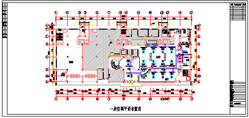 某小型餐厅空调设计平面CAD详图-图一