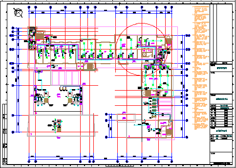 中央空调系统设计全套CAD施工图纸-图一