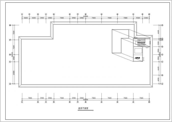 五层实验楼采暖CAD施工参考图_图1