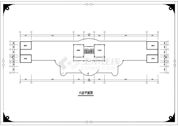 【广东省】某中学教学楼方案设计图-图一