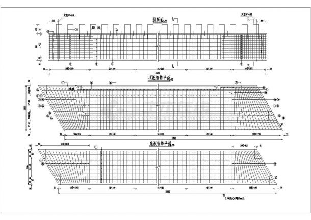 [黑龙江]3孔20m简支预应力空心板桥施工图49张-图一