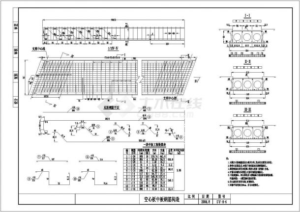 3-10m斜交钢筋混凝土板桥全套施工图（24张）-图二