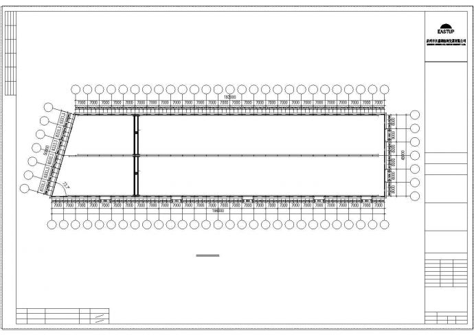 某公司框架结构厂房结构设计施工图纸_图1