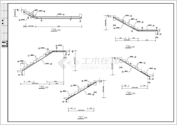  [Node Detail] Detailed Structural Drawing of Stair of a Residential Building - Figure 2