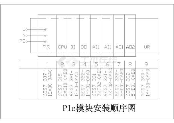 PLC全套原理接线图（共7张图）-图一