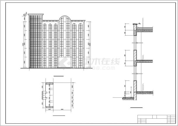 [毕业设计][学士]某钢筋混凝土塔式高层住宅毕业设计(含计算书、施工组织设计、建筑结构设计图)-图二