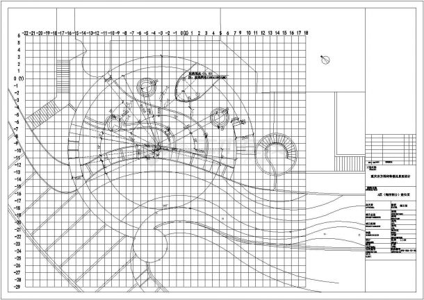 某小区景观施工CAD详细参考图-图一