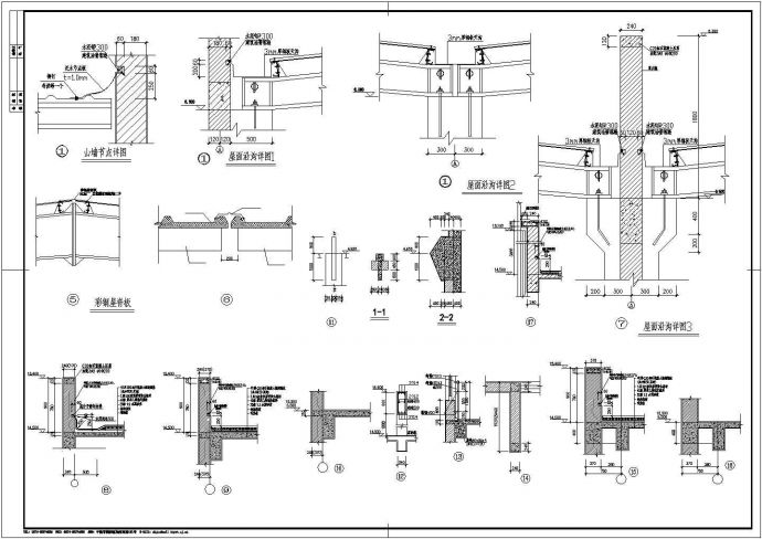 某地区工厂钢结构车间设计施工图纸_图1