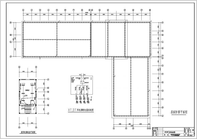 某地区病房楼电气设计施工图（共11张）_图1