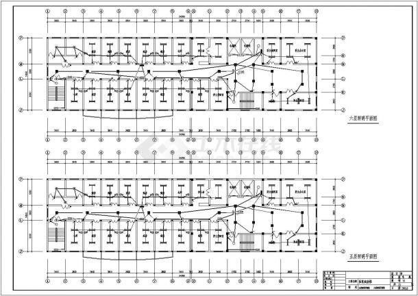 某地区病房楼电气设计施工图（共11张）-图二