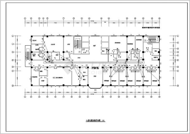 某地区医院病房楼电气设计图（共12张）-图二