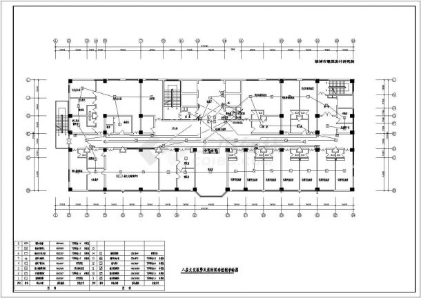 某地区医院病房建筑电气设计图（共12张）-图二