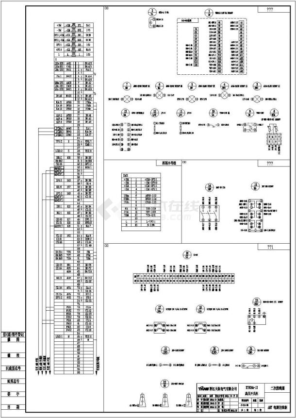 KYN28A-12高压开关柜AH7 电源进线柜图纸cad-图二