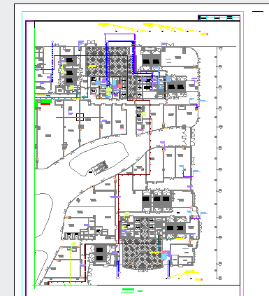 西安多功能商业综合体给排水CAD施工图-图二