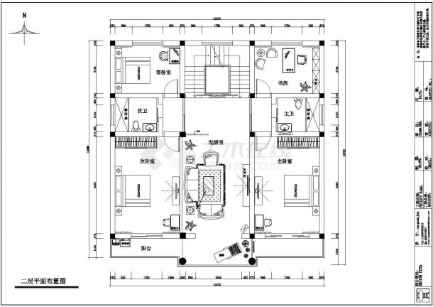 正方户型两层大气别墅室内设计图（带各阶段装修进度图）-图一