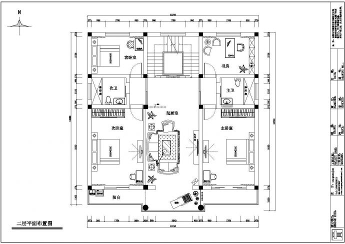 正方户型两层大气别墅室内设计图（带各阶段装修进度图）_图1