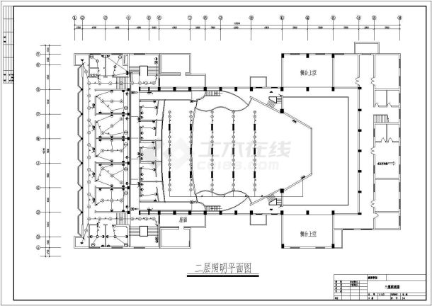 某二层娱乐城强电平面图（共6张图纸）-图一