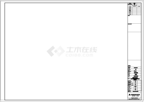 [山东]核心筒结构外企办公楼墙体展开详图-图一