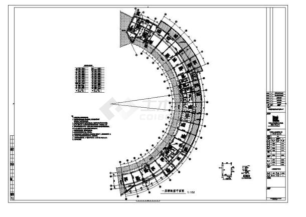 浙江省旅游度假小镇B楼暖通结构施工图-图一