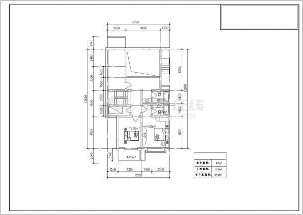 28套一梯二板式住宅户型设计方案图-图一