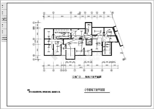 某地区多层住宅楼电气设计图（共11张）-图二