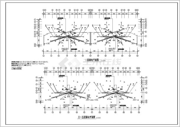 某地区多层住宅楼建筑电气设计方案图-图二