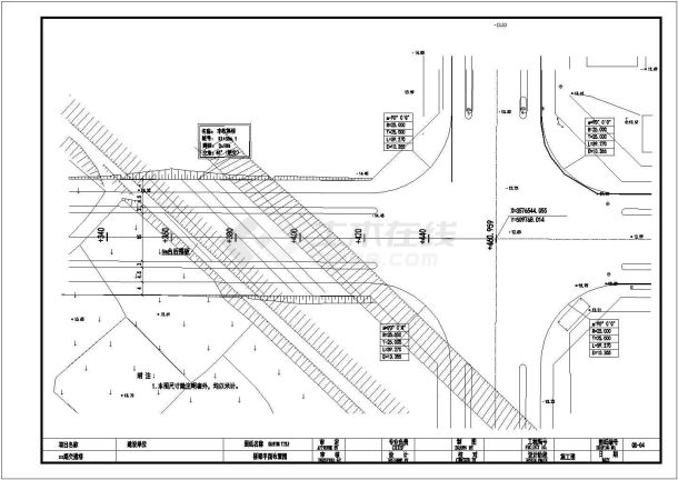 滁州某路交通桥CAD施工参考图-图二