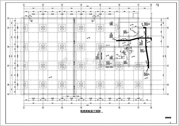 某地下车库全套结构设计施工图-图二