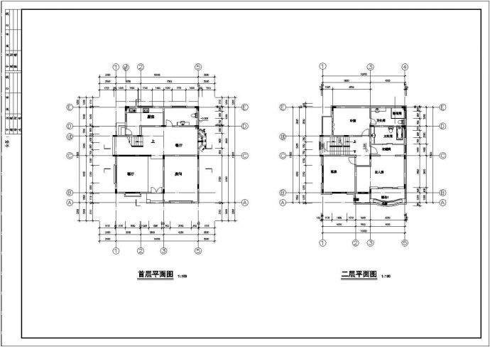 某地三层新农村别墅建筑设计施工图纸_图1