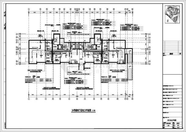 某14层住宅电气施工图（29张）-图二