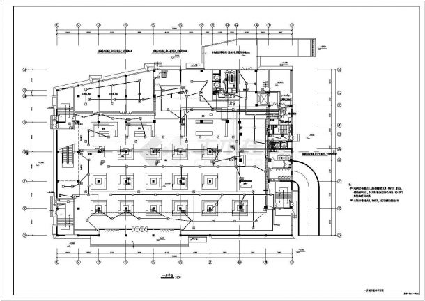某地豪华高层综合住宅消防设计CAD平面图-图二