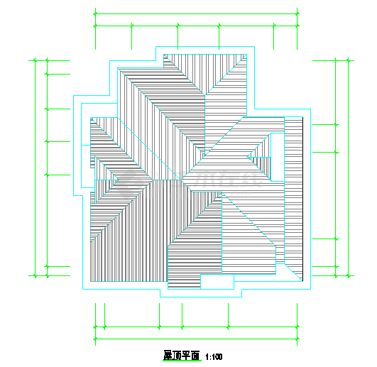 某地三层楼别墅建筑设计方案图（含效果图）-图二