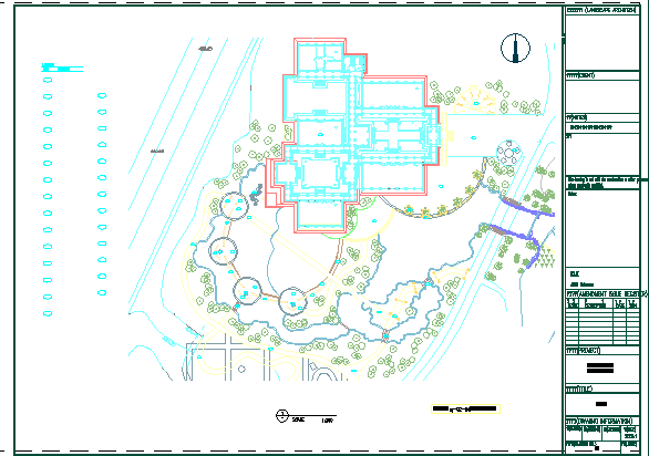 西安某居住区景观竣工图（共61张图纸）_图1