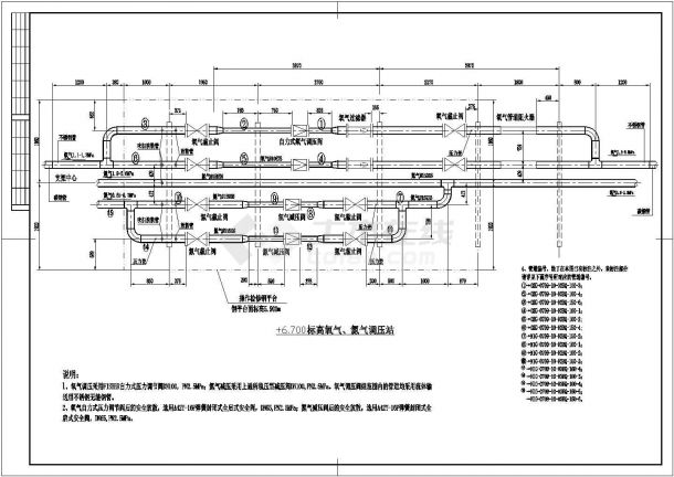 某燃气液化气管道工程设计施工图纸-图一