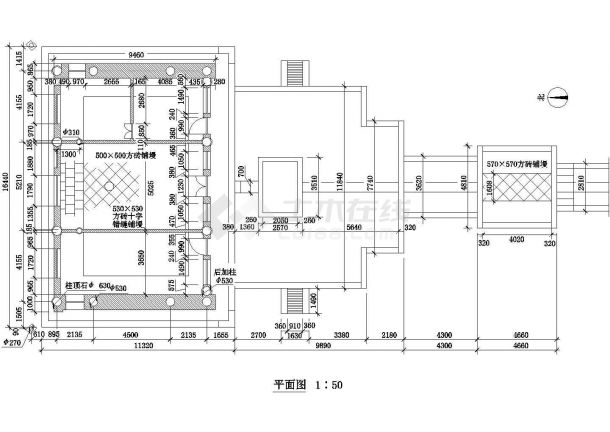 某园林古建殿阁CAD设计施工图（共18个文件）-图二