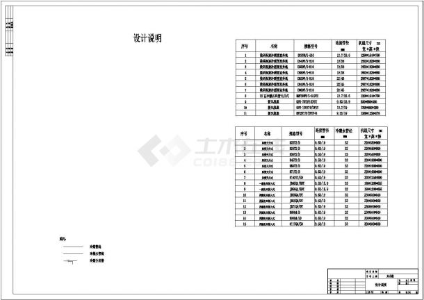 【浙江】某高层办公楼多联机设计图-图一