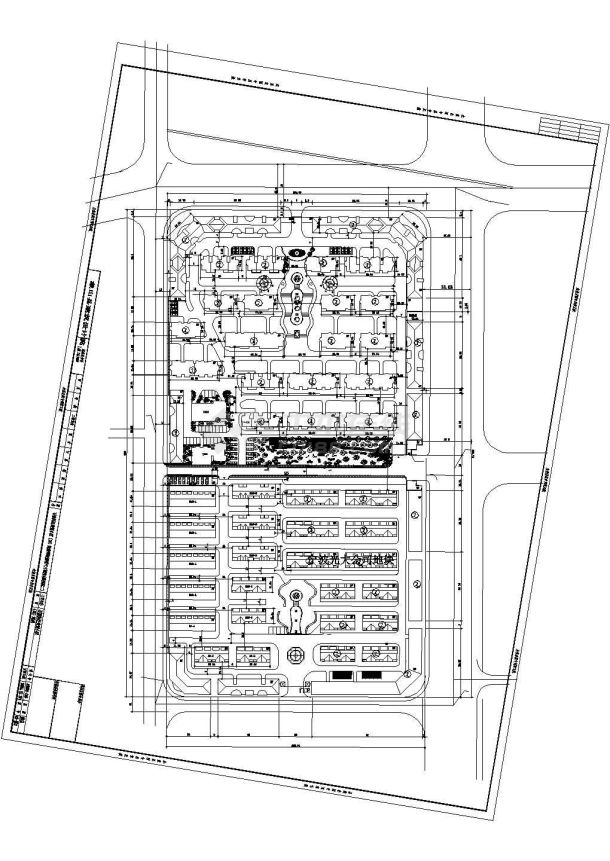 浙江某安置小区景观B区施工图-图一