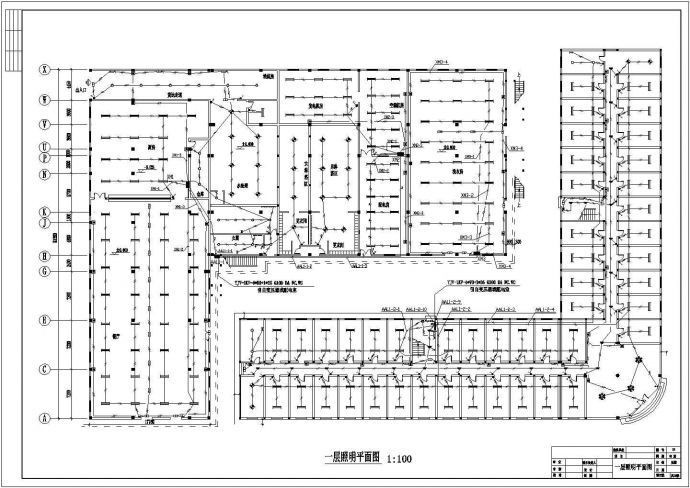 某地区职工宿舍楼建筑电气设计图（共10张）_图1