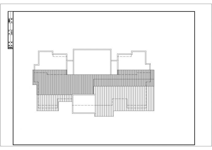 某多层板式顶层复式住宅户型图（135）_图1