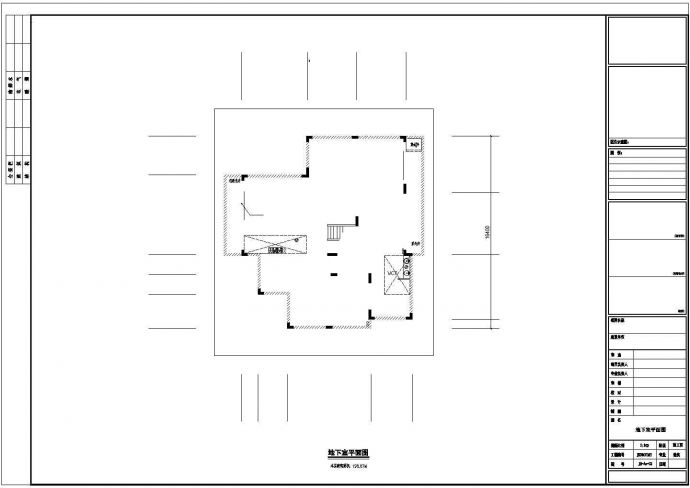 [广州]某二层独栋别墅户型图（含地下室）_图1