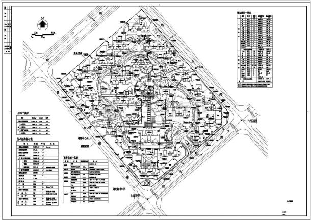 【安徽】住宅小区社区医院电气设计施工图纸62张-图一