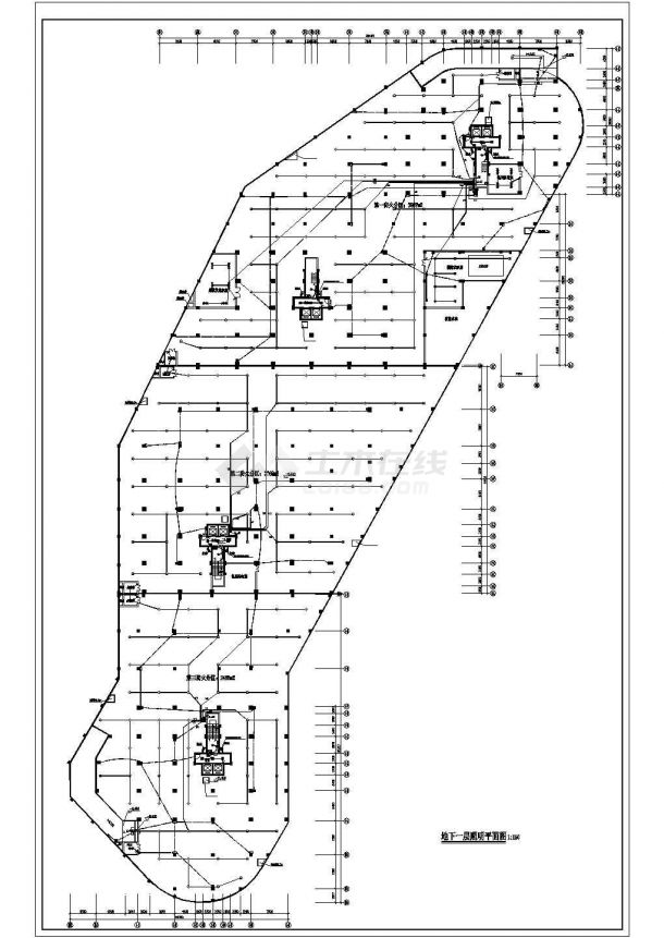某地上十八层商住楼电气图（共20张图纸）-图二