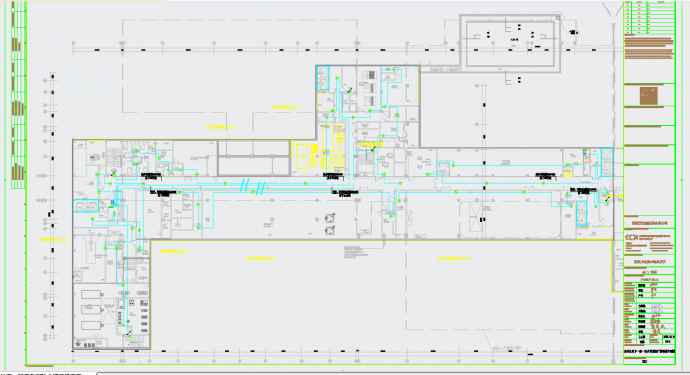 某地无锡万达文旅城施工图弱电系统图及平面图CAD图纸_图1