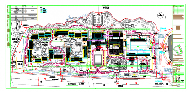 某地无锡万达文旅城施工图六星级建筑设计说明CAD图纸-图一