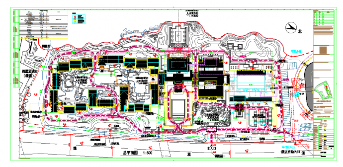 某地无锡万达文旅城施工图六星级建筑设计说明CAD图纸_图1