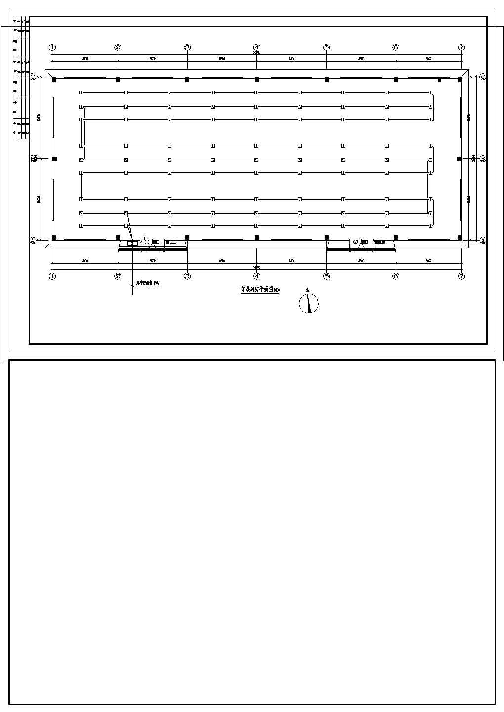 青岛市某经典仓库消防电气设计施工CAD布置图