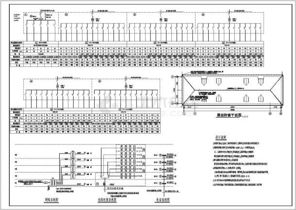青岛市某五层公寓电气设计施工CAD布置图-图一