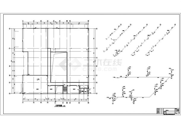 某厂房给排水设计施工图（共10张图）-图二