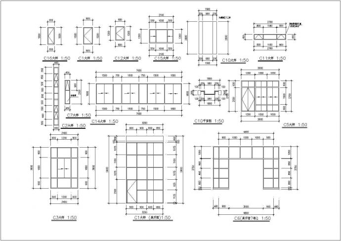 【山东】二层现代风格别墅建筑设计施工图_图1