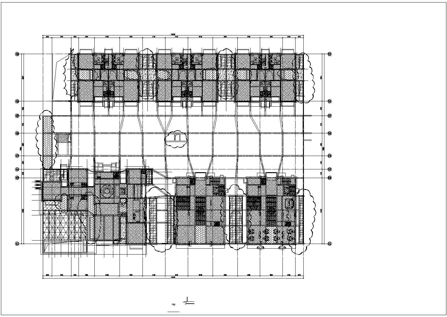 某研究中心地下车库建筑、结构施工图